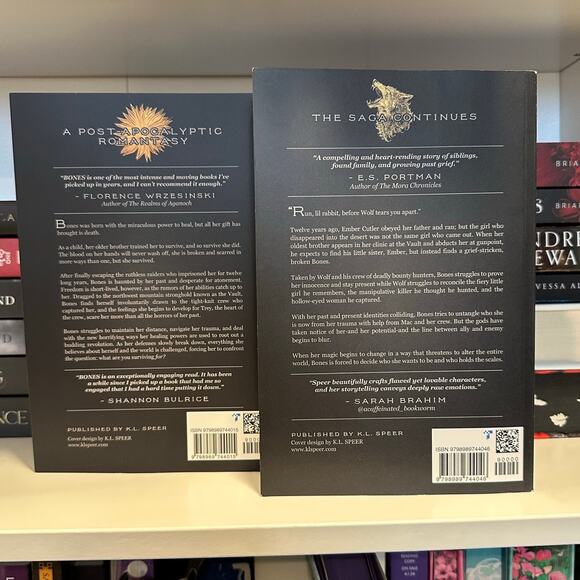 OOP Bones & Fangs By K.L. Speer The Bones Series Paperback Set - Picture 2 of 8